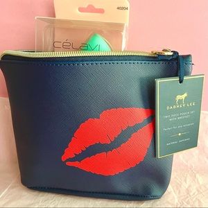 💋 Kiss Cosmetic Pouch Travel Bag 💋 Dabney Lee